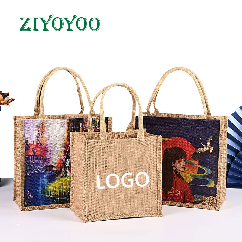 reusable jute bag