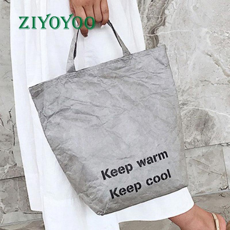 Wholesale Custom Fashion DuPont Tyvek Paper Lunch Thermal