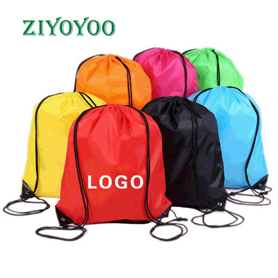 Polyester drawstring bag