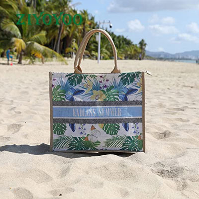 jute beach bags