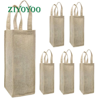 jute wine bag