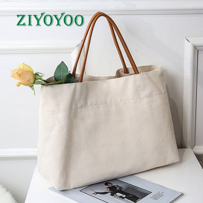canvas beach tote bag