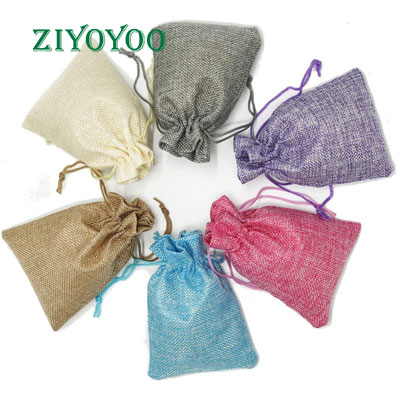 linen drawstring bag