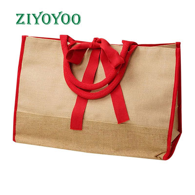 printed jute bag	