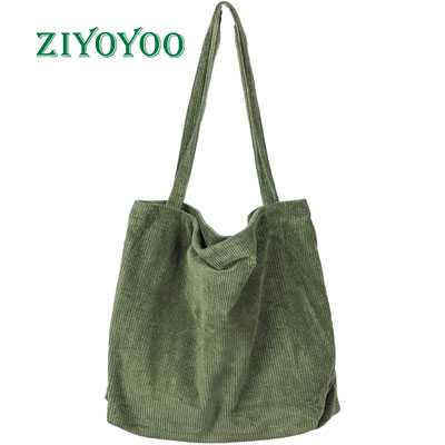 Corduroy Tote Bag