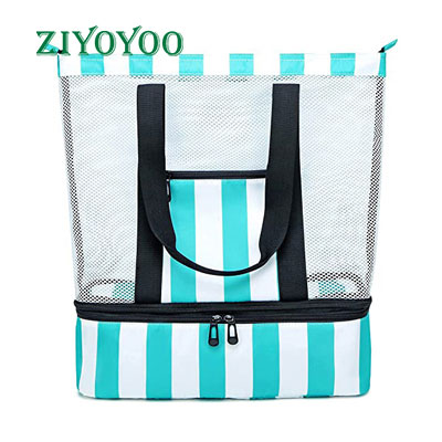 beach bag with cooler