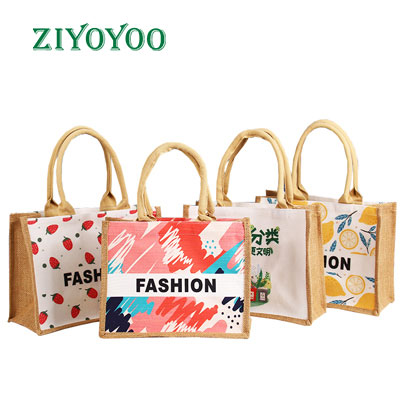 burlap tote bags jute