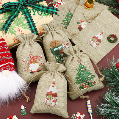 jute gift bags