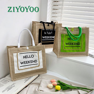 Jute Tote Bags Grocery Bags
