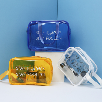 clear cosmetic bag