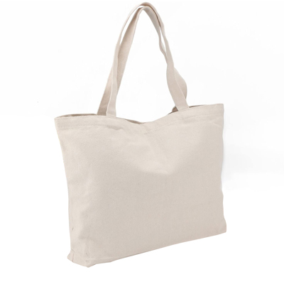 Eco Friendly Heavy Duty 100% Organic 12oz Cotton Canvas Shopping Tote Bag Wholesale for Women with Flowers Pocket