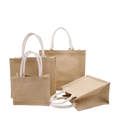 Reusable Burlap Tote Bags