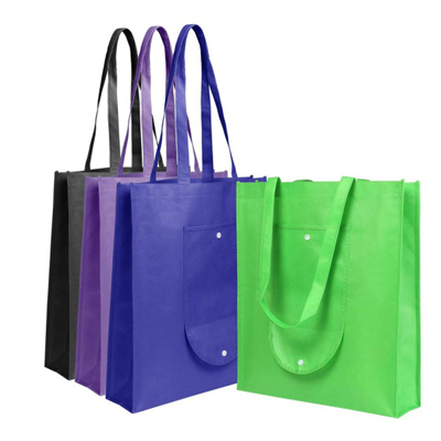 High Quality Wholesale Foldable Non Woven Shopping Tote Bag Custom Printed Logo