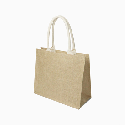 natural burlap eco friendly tote bags reusable jute shopping bag