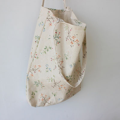 linen jute canvas tote bag