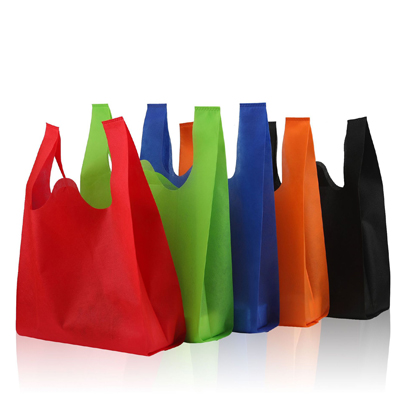 automatic non-woven school t-shirt bag making machine