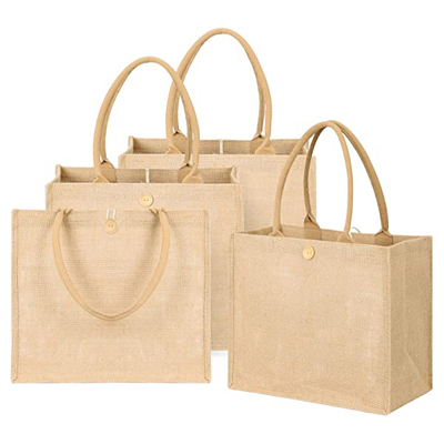 hessian burlap tote jute bag