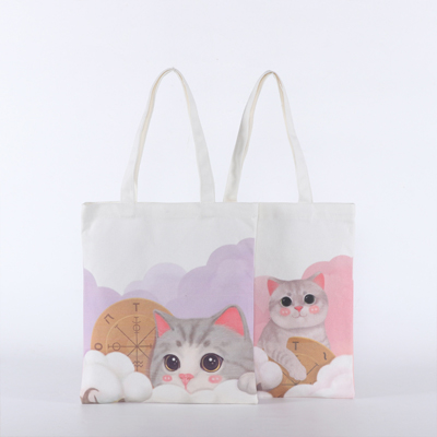 2022 cheap personalized reusable black plain canvas tote bag